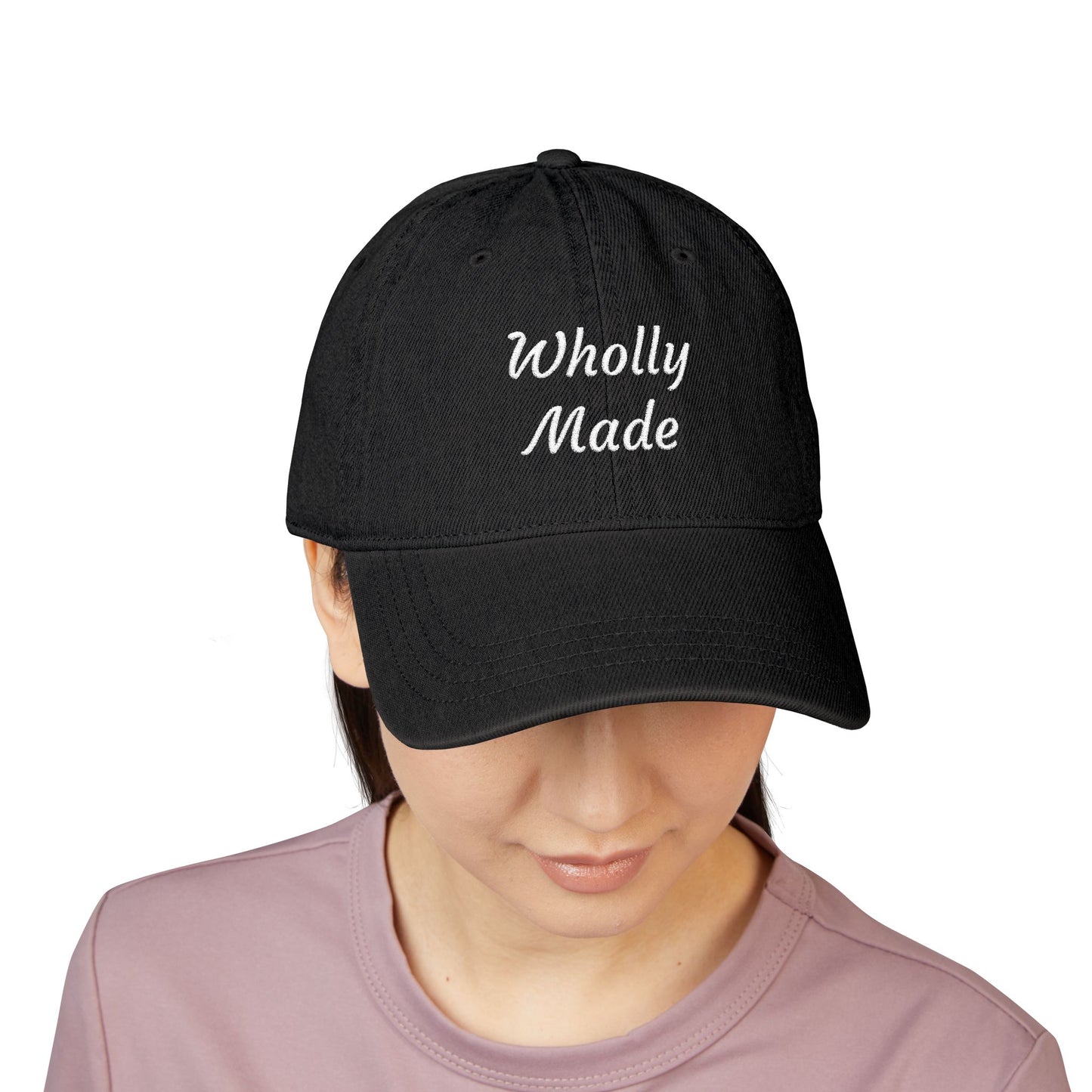 Wholly Made Embroidered Denim Hat