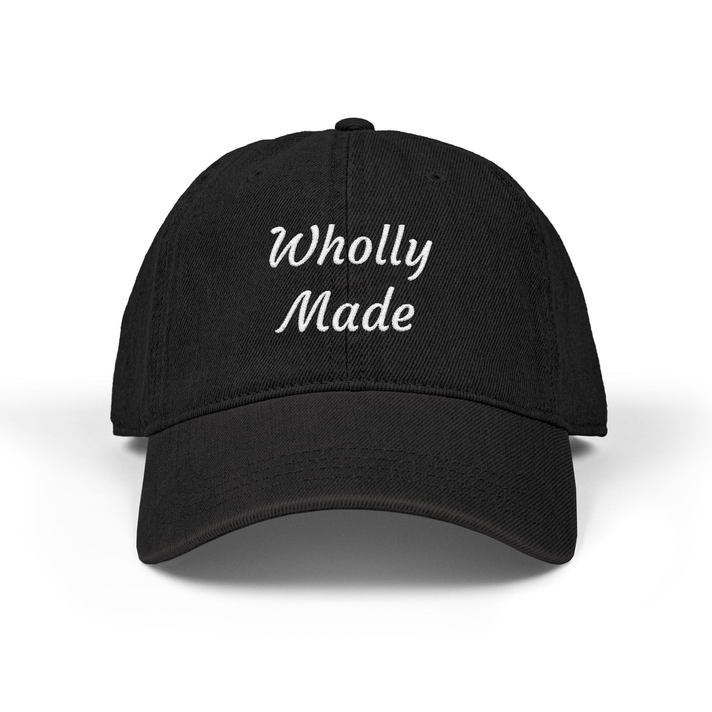 Wholly Made Embroidered Denim Hat